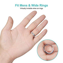 Vikes 12 Pcs Ring Size Adjuster Invisible Clear Ring Sizer Jewelry Fit Reducer Guard